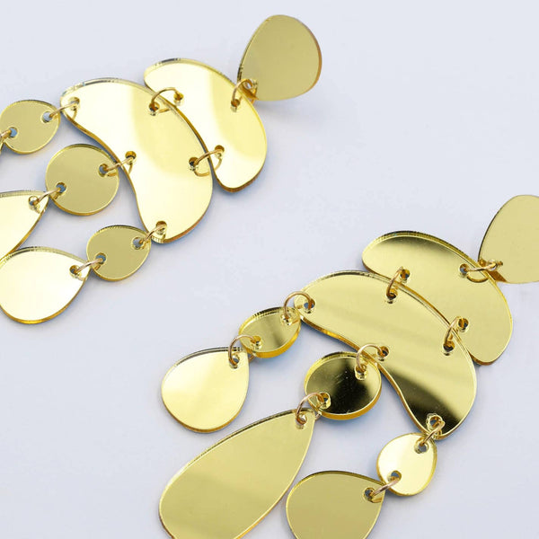 The Darla Gold Dangle Earrings