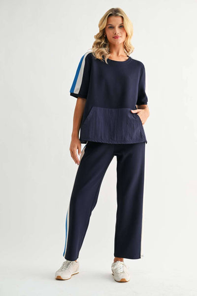 Lux Modern Comfort Set - Navy Blue
