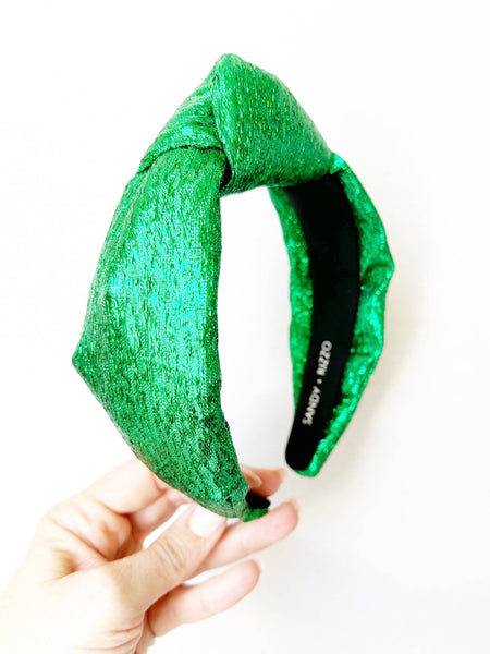 Green Shimmer Headband