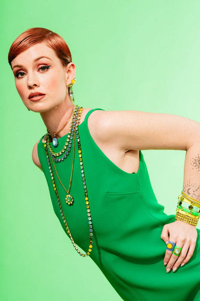 TOVA- Twiggy Plus Necklace in Candy Crush