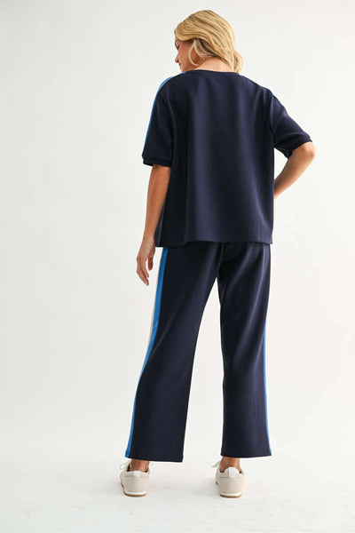 Lux Modern Comfort Set - Navy Blue