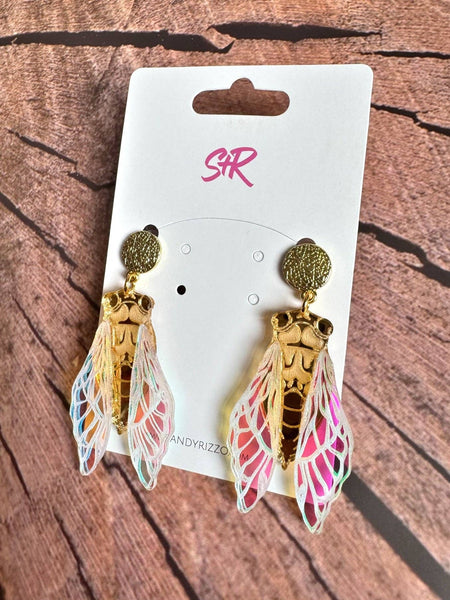 Mesmerizing Cicadas Dangle Earrings