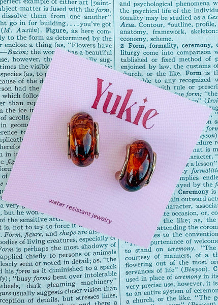 Amber Hugs Earrings