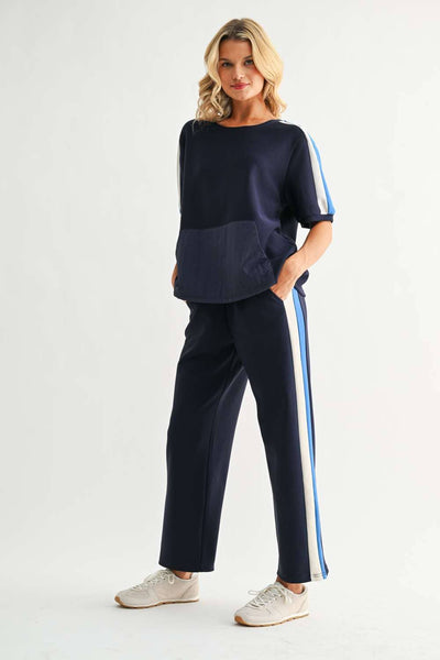 Lux Modern Comfort Set - Navy Blue