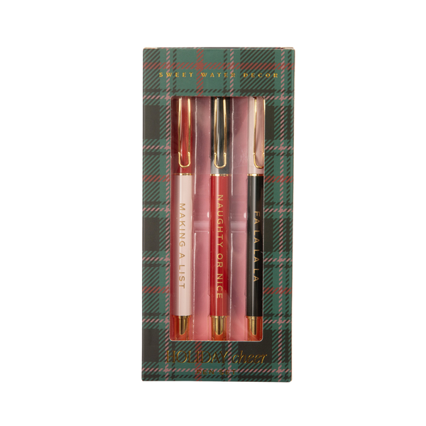 Holiday Cheer Metal Pen Set