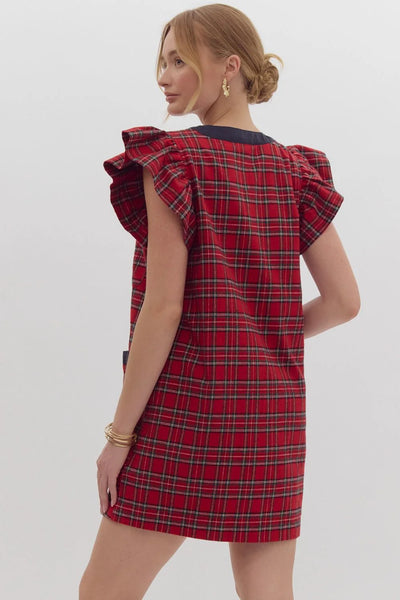 The Margo Plaid Mini Dress