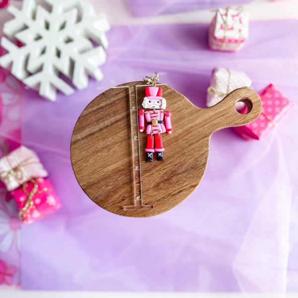 Whimsical Clay Nutcracker Earrings