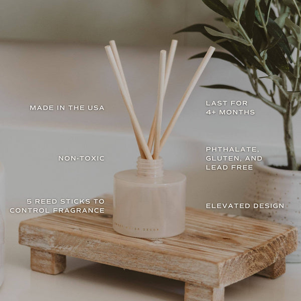 Cashmere and Vanilla Reed Diffuser - Newest Edition