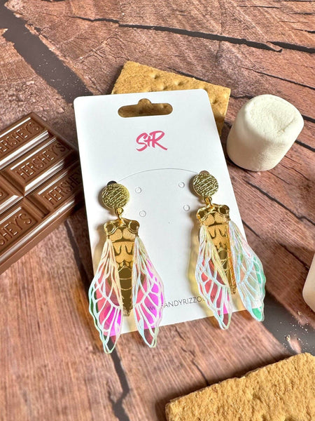 Mesmerizing Cicadas Dangle Earrings