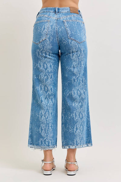 “The Claudia”  Judy Blue Snake Print Jeans