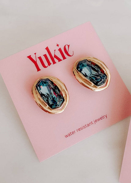 Catherine Stone Earring- Blue