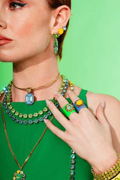 TOVA- Twiggy Plus Necklace in Candy Crush