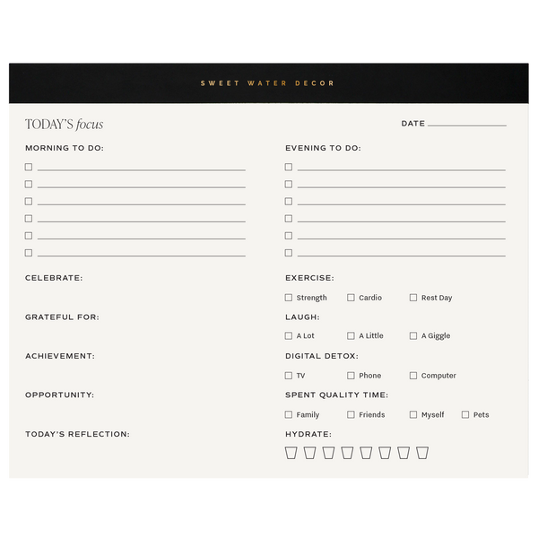 Self Care Notepad