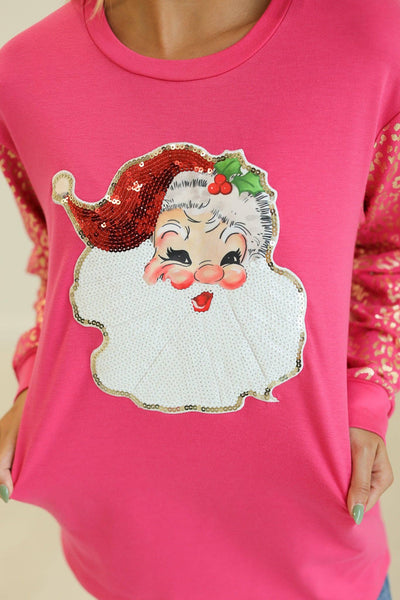 Sequins Santa Sweatshirt