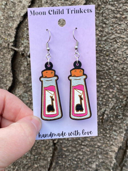 The Emperor's New Groove Yzma's Extract of Llama Earrings