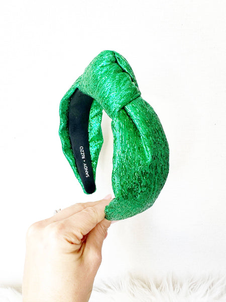 Green Shimmer Headband