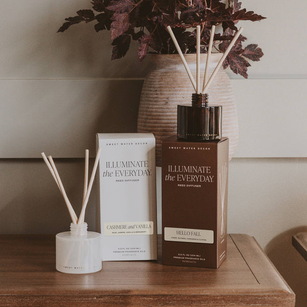 Cashmere and Vanilla Reed Diffuser - Newest Edition