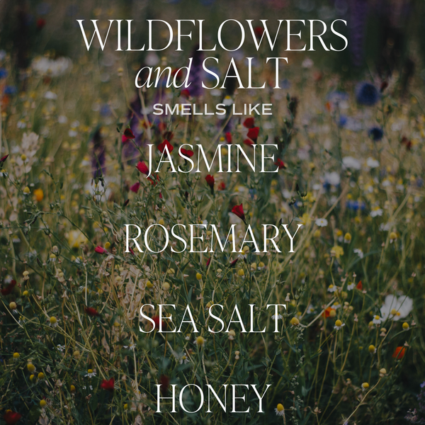 Wildflowers & Salt Soy Candle- 11oz