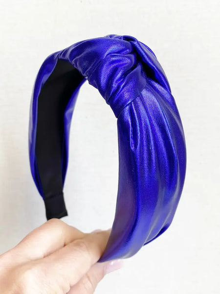 Sapphire Metallic Headband