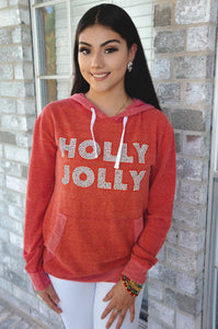 Holly Jolly Dalmatian French Terry Hoodie