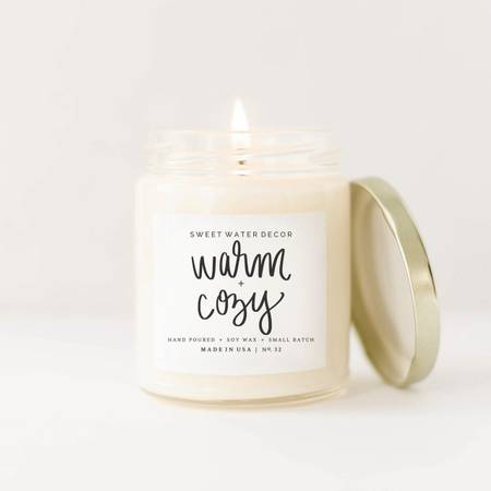 Warm+Cozy Soy Candle