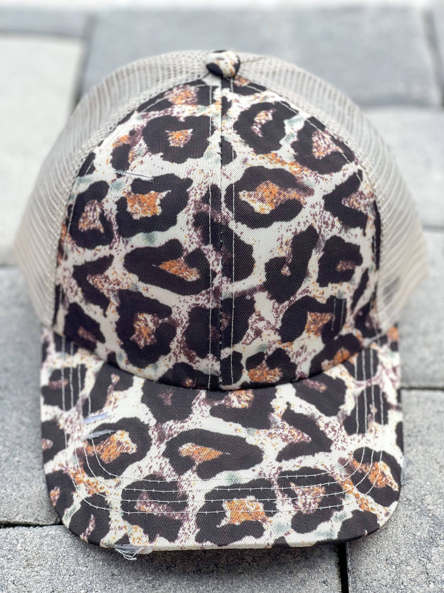 Trendy Leopard Trucker Hat