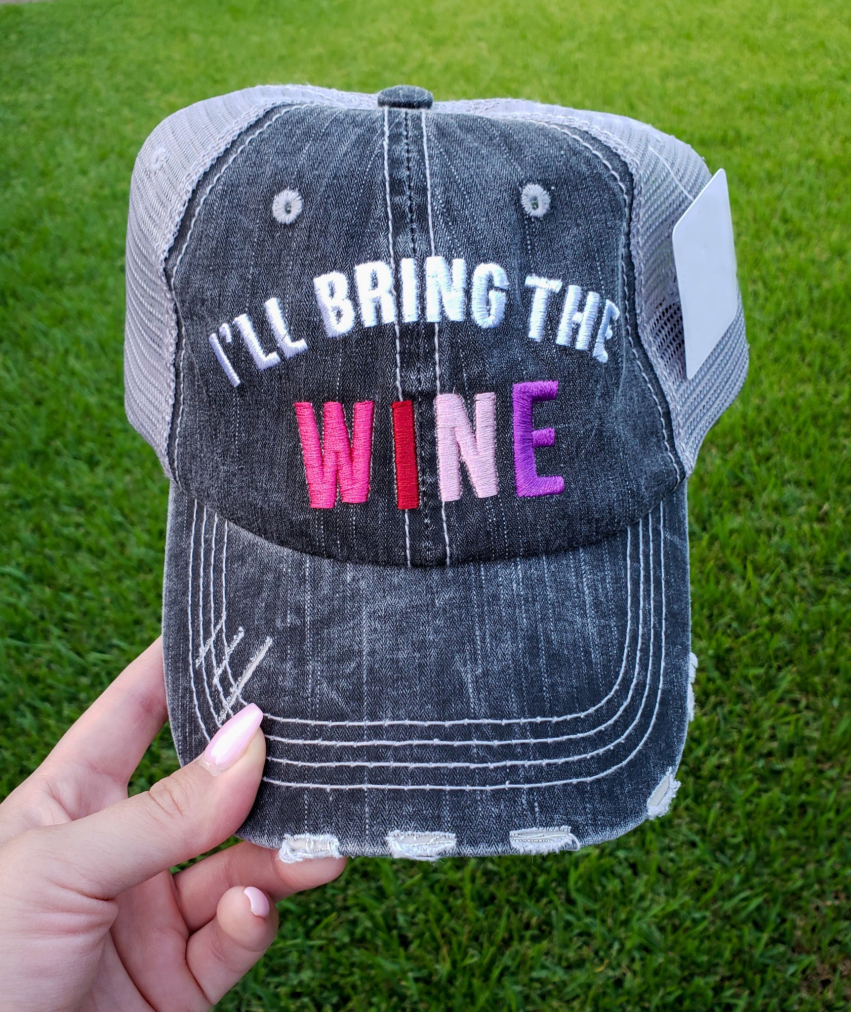 I'll Bring The Wine Trucker Cap