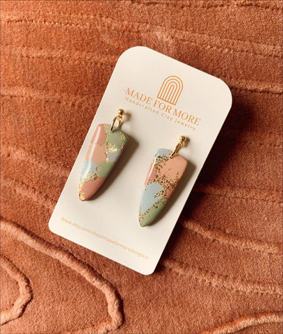 Spring Vibes Mix-Clay Earrings