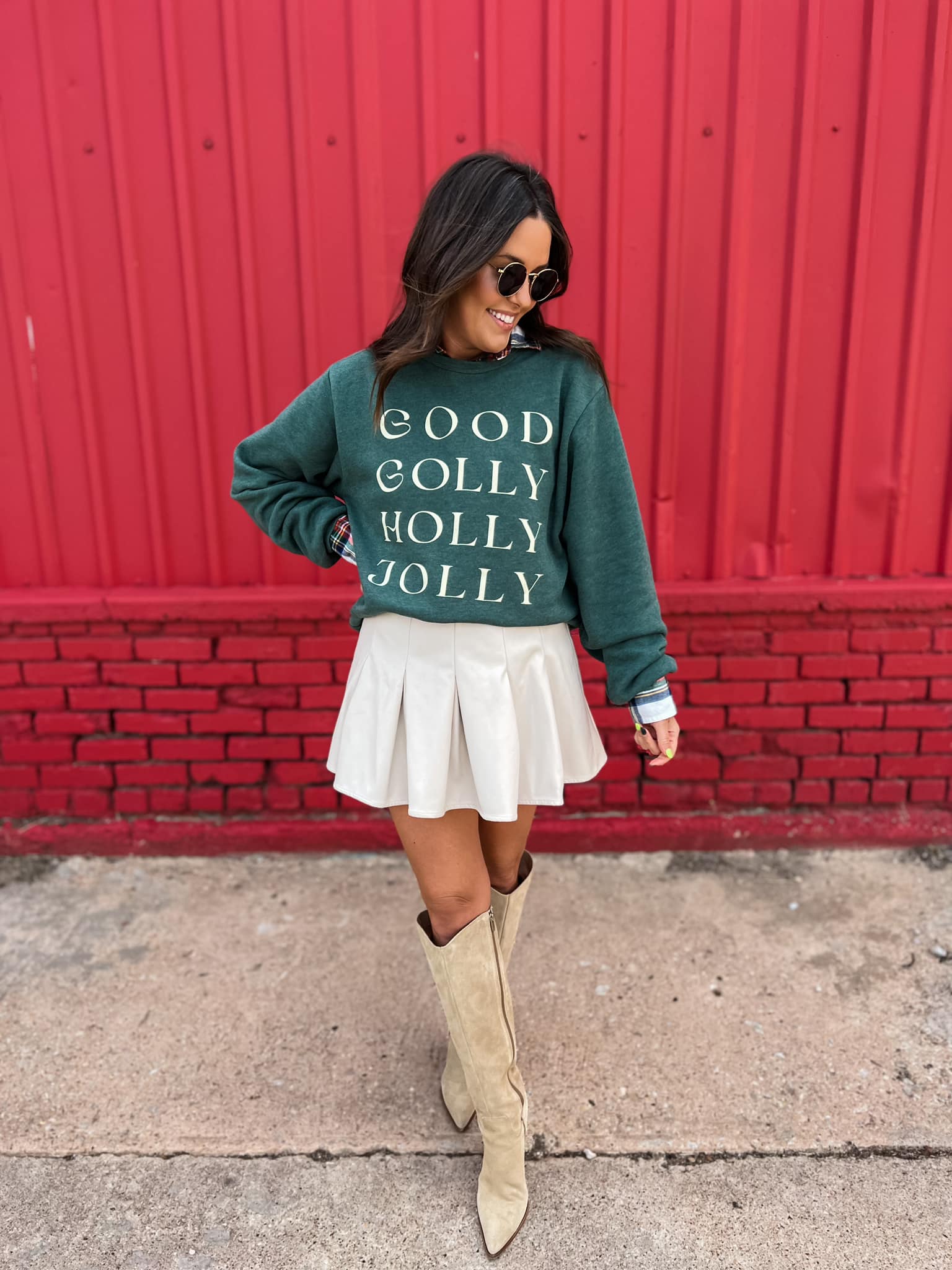 Good Golly Holly Jolly Buttery Soft Sweatshirt