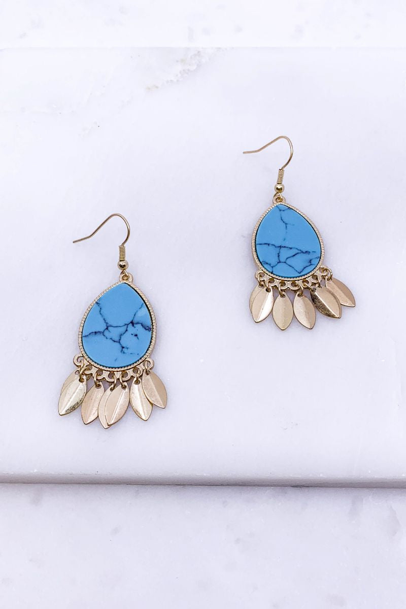 Blue Skies Turquoise Earrings