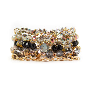 Vegas Night Savvy Bling Bracelet Stack