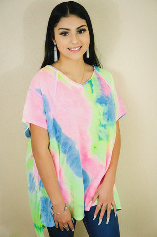 Cloud 9 Tie Dye Tunic Top