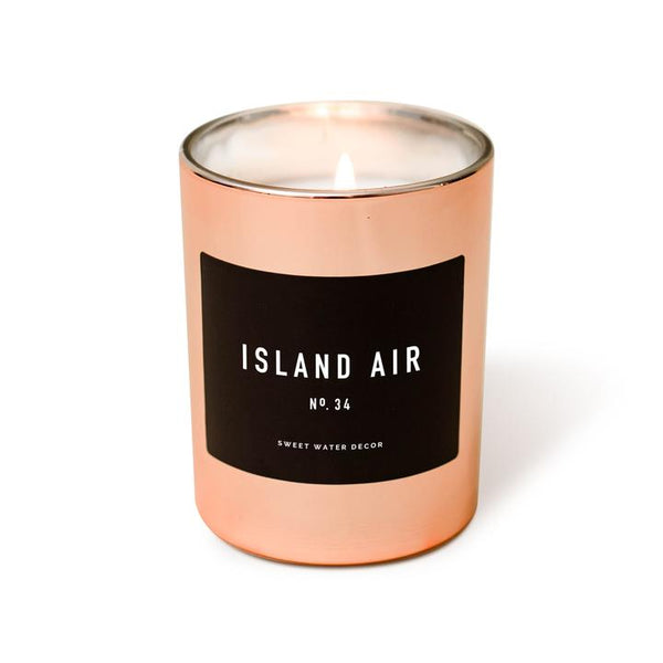 Island Air Rose Gold Soy Candle