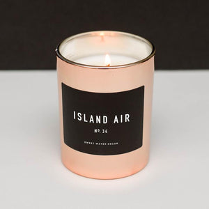 Island Air Rose Gold Soy Candle
