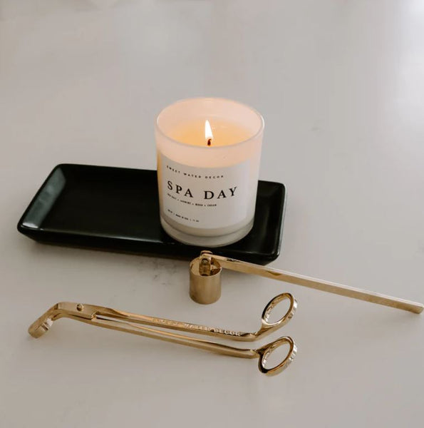 Stoneware Tray - Matte Black - 8x4"