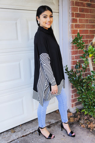Chilly Days Ahead Pullover Tunic Top