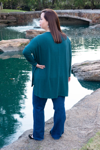 Forest Green Embroidered Tunic