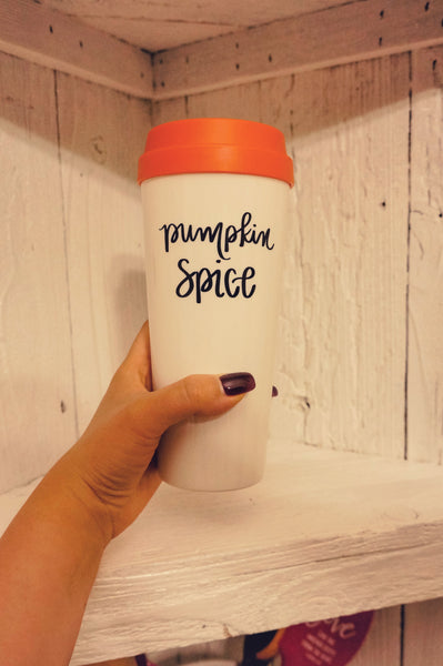 Pumpkin Spice Wishes Travel Mug