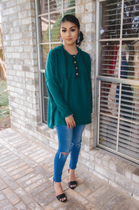 Far and Few Forest Green Pullover