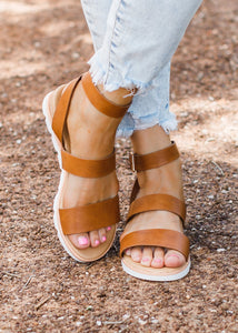 The Maribel Sandal in Tan