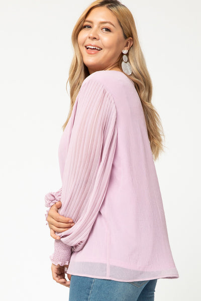 On An Evening in Roma Lavender Top